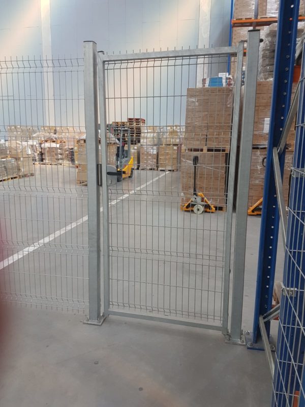 Puerta abatir 2,08x1m Galvanizada